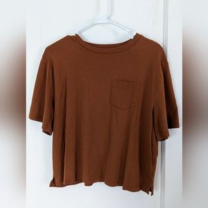 Crop Tshirt with Pocket